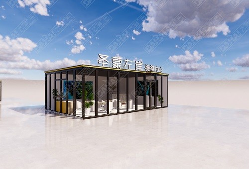 濟寧圣蒙左岸臨售展廳